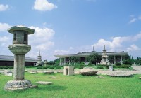 Some of the scattered ruins of the open air museum that is Gyeongju.