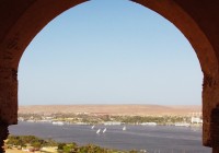 View from St Simeon's Monastery looking back upon the Nile and Aswan