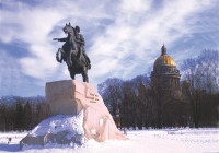 The Bronze Horseman in St Petersburg