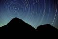 Stars over the Wadi Rum desert in Jordan. Photograph taken by Jason George