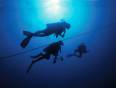Divers in Lake Baikal - the worlds deepest lake