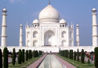 The iconic Taj Mahal in Agra