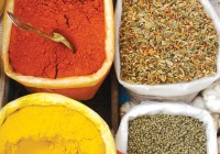 Aromatic colourful spices can be found everywhere in India