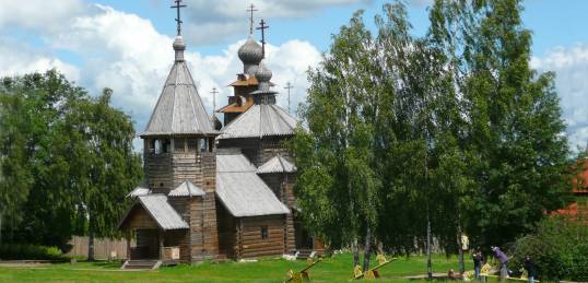 Wooden church in Suzdal