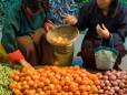 A local fruit and vegetable market in Thimpu - photo courtesy of Tourism Council of Bhutan 