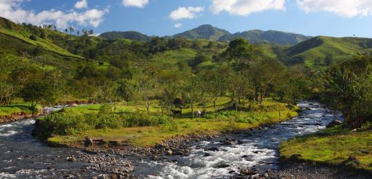 The countryside in Costa Rica is truly breath taking and a real reason to visit on one of our Costa 