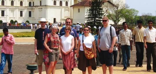 An on the go group in India