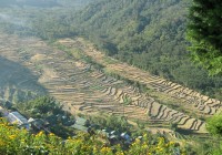 The beautiful stepped landscape of Nagaland