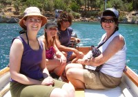 A boat trip on the Mediterranean