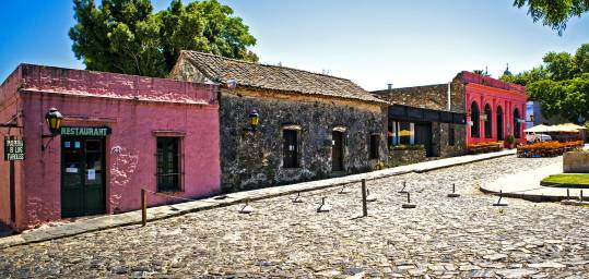 Uruguay's colourful streets -  must see on a South America Tour