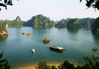 Relax on a junk boat in Halong Bay -  a must see on our Vietnam Tours.