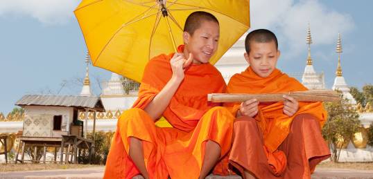 Monks contemplating Nirvanna - or not