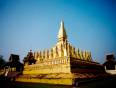 A temple in Vientiene, Laos' unassuming capital and the perfect start point to a Laos tour. 