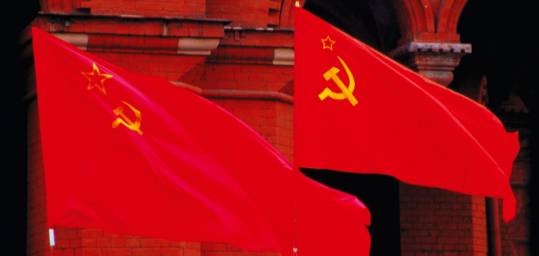Russian flags