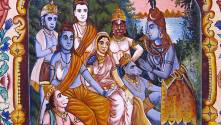 Vishnu & Shiva frescoes