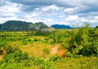 The lush green scenery around Vinales as seen on our Cuba Tours