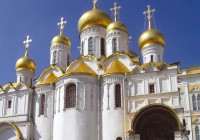 The Cathedral of Assumption within the Moscow Kremlin
