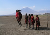 Masai villages dance under the watchful eye of Mount Kilimanjaro