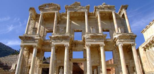 The Roman temple at Ephesus