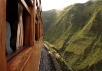 Sit back and relax enjoying the spectacular views along the Devil's Nose route on an Ecuador Tour