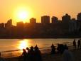 Sunset at Chowpatty beach