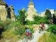 Cycling through Cappadocia