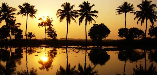 Sunset at Kerala