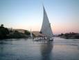 felucca at sunset
