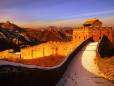 Setting sun on the Great Wall