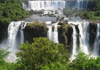 The impressive Iguazu Falls and one of its many cascades - a highlight on many of our South America 