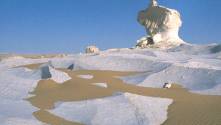 Contrasting colours of the White Desert