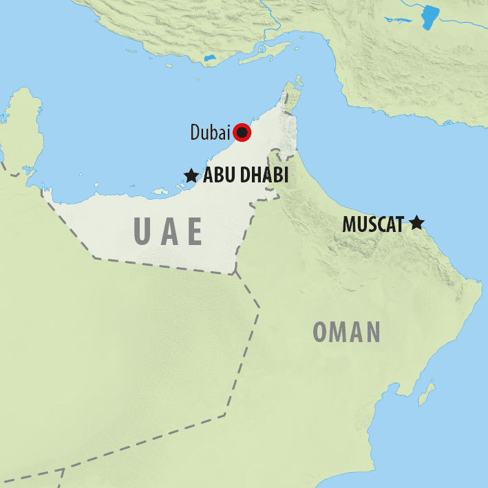Map of Dubai Stopover - 4 days