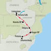 Kruger, Matobo & Falls (Accommodated) - 7 days Map