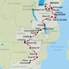 Kruger to the Serengeti - 29 days Map