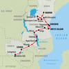 Nairobi to Zambia - 21 days Map