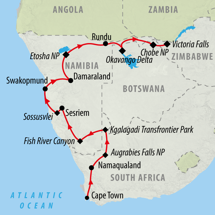 Group at the Tropic of Capricorn | Namibia