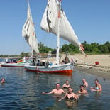 Felucca sailing and swimming in the River Nile | Egypt