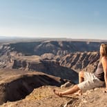 Admiring the view at Fish River Canyon | Namibia