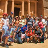 Tour group at the Treasury | Petra | Jordan