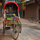 Our top travel tip for Nepal - use rickshaws to get around Kathmandu