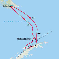 Antarctica Explorer - 10 days Map