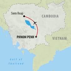 Classic Cambodia - 5 days Map