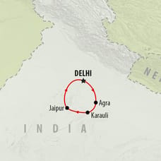 Taj Express - 8 days Map