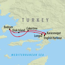 Turkish Delight - 8 Days Map