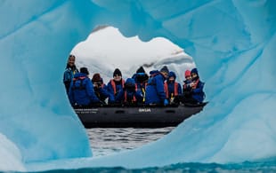 Antarctica Explorer main image - group on zodiac