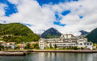 Balestrand Hotel and View - Magic of the Fjords - On The Go Tours