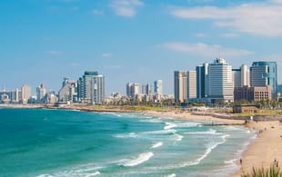 By the beach in Tel Aviv - Israel Tours - On The Go Tours copy