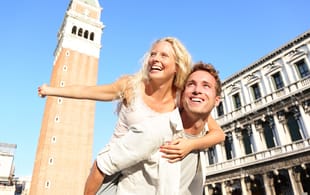 Couple in Venice - Italy