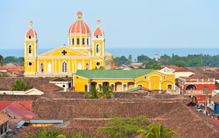 Granada skyline in Nicaragua - Best time to visit - On The Go Tours