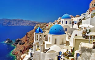 Greek island Santorini